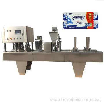 yogurt cup filling sealing machine